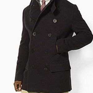 Men’s Polo by Ralph Lauren Black Wool Peacoat